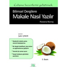 Anı Yayıncılık Bilimsel Dergilere Makale Nasıl Yazılır