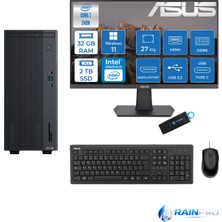 Expertcenter P500MV Core 7-240H 32 GB Ram Ddr5 2 Tb SSD WİN11PRO Asus 27'' Monitör C72408512B0D27RNP09