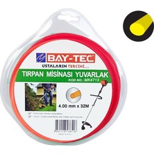 Bay-Tec Yuvarlak Tırpan Misinası 4  mm x 32 mt MK4713 Baytec