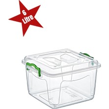 Kont Şeffaf Saklama Kutusu 6 Litre