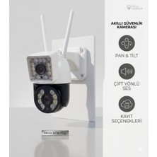 O-KAM-3012 Wifi Ptz Çift Camera 6mp 2 Lens