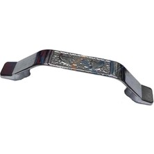 Nemere Dekoratif Zamak Kulp Içten - 64MM, Nikel, 100 Adet