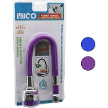 Kont Metal - Renkli Silikon Kaplı Kubar - Batarya Borusu Topaç Başlık= Kademeli 360 Derece Yaylı Vakumlu Ambalaj (5067)