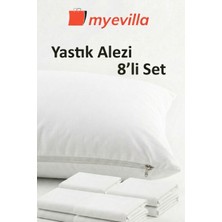 My Evilla Sıvı Geçirmez Yastık Alezi 50X70 cm – Su Geçirmez Yastık Koruyucu 4 Paket (8 Adet)