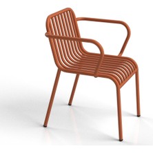 Nihat Evcim Happy Garden Kollu Sandalye Turuncu