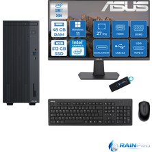 Expertcenter P500MV Core 7-240H 48 GB Ram Ddr5 512 GB SSD WİN11PRO Asus 27'' Monitör C72408512B0D27RNP13