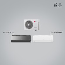Lg 1+2 Multi Sistem / 24+12 Iç Üniteler = 1 Adet Dış Ünite Al Thinq Wi-Fi Kontrolü