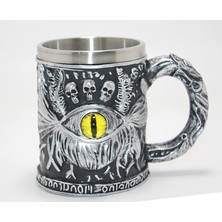 Kont Mistik Ejderha Gözü 3D Kabartmalı Paslanmaz Çelik Kupa Bardak