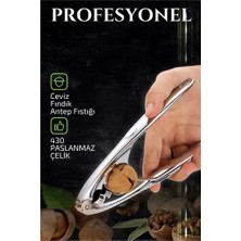 Esranın Dünyası Turk  Fındık Ceviz Kırıcı 304 Paslanmaz Çelik Mink Design RSHPS34-ESRDNS