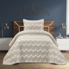 Goldroom Home Goldroom Hoem Kayra Kadife Nakışlı Tek Kişilik Yatak Örtüsü
