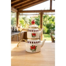 Acar Nuances emaye mini çaydanlık takımı