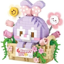 Zenvia Zcv Mey Ithalat® LZ-8805  mor Tavşan 400 Parça Block Oyuncak ZNV2026