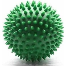 PremiumPort Duyu Uyarıcı Dikenli Masaj Topu, Egzersiz ve Güzellik Için 6cm Yeşil