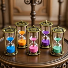 Kont 20 Dakikalık Metal Vintage Kum Saati