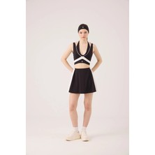 Holly Lolly Yüksek Bel Stella Şort Etek Siyah