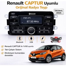 Renault Captur Uyumlu Orijinal Radyo Teyp (Cd’siz) Yeni Versiyon Beyaz Ekranlı 280218771R