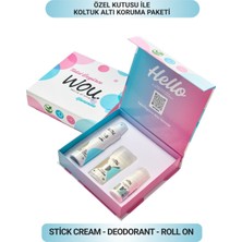 WOU World of Unique Stıck Cream-Deodorant-Rollon Özel Hediye Kutusu Ile Erkek Set