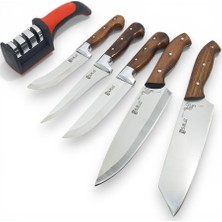 SürLaz Handmade Şef Bıçak Seti 6 Parça El Yapımı Şef Bıçakları