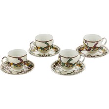 LuckyArt Velora Bone 4’lü Çay Fincanı Seti 175 ml