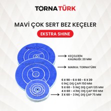 Mavi Çok Sert Bez Keçeler  -  Extra Shine