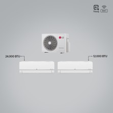 Lg 1+2 Multi Sistem / 24+12 Iç Üniteler = 1 Adet Dış Ünite Al Thinq Wi-Fi Kontrolü