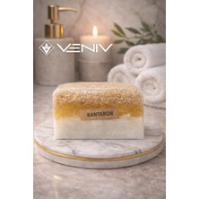 Veniv %100 Doğal Kabak Lifli Sabun - Kantaron & Keçi Sütü - 100 gr