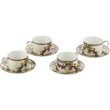 LuckyArt Velora Bone 4’lü Çay Fincanı Seti 180 ml