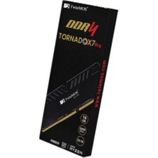 TwinMos Twınmos TMD416GB3200D16BKX7P 16GB (Tek Parça) Ddr4 3200MHZ Tornadox7 Pro (Soğutuculu) Pc Bellek