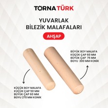 Yuvarlak Bilezik Malafaları - Ahşap