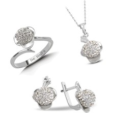 Kuyumcudükkanı Kuyumcudükkani Avusturya"crystal"taşlı Mini Set -24005-W-W