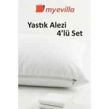 My Evilla Sıvı Geçirmez Yastık Alezi 50X70 cm – Su Geçirmez Yastık Koruyucu 2 Paket (4 Adet)