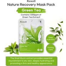 Ricocell Yeşil Çay Özlü Kore Yüz Maskesi