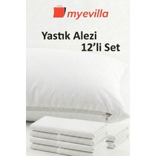 My Evilla Sıvı Geçirmez Yastık Alezi 50X70 cm – Su Geçirmez Yastık Koruyucu 6 Paket (12 Adet)