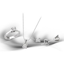 Kuyumcudükkanı Kuyumcudükkani Tektaş Mini Set -24029-W-W