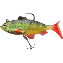 Effe Sasi Iki Iğne LW011 Renk J107 Silikon Sahte Balık Yem - 10 cm