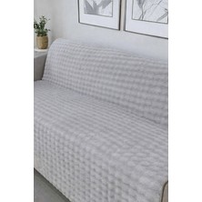 Hig Store Tavşan Tüyü Ithal Bubble Ultra Yumuşak Kaymaz Yıkanabilir Koltuk/çekyat Örtüsü 170X210 Büyük Ebat