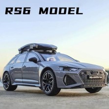 Audi Rs6  Quattro  1:24 Diecast Maket  Metal Araba Koleksiyon Nardo Gri