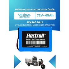 Electroll Leksas Dali Batarya (Standart Kapasite) Lifepo4 72V 45AH Elektrikli Motosiklet Bataryası