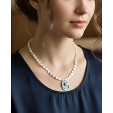 Doğal Taş Kadın Kolye