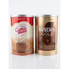Nescafe Gold 900GR Teneke Granül Kahve + Coffee Mate 2kg Teneke