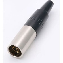 Powermaster Mini Canon Xlr 3 Pin Erkek Jack Fiş 10X47MM