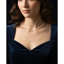 Doğal Mercan Taşı Kolye – El Yapımı Zarif Tasarım