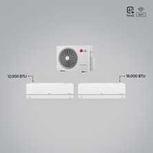 Lg 1+2 Multi Sistem / 18+12 Iç Üniteler = 1 Adet Dış Ünite Al Thinq Wi-Fi Kontrolü