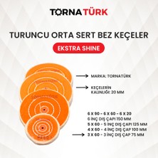 Turuncu Orta Sert Bez Keçeler  -   Extra Shine