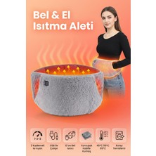 PremiumPort Usb’li Bel ve El Isıtıcı Kemer, 3 Isı Seviyeli, Taşınabilir ve Kullanışlı