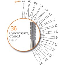Meisinger 36 Düz Fisür Freze
