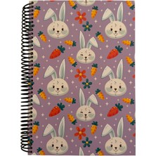 Elma Kırtasiye 17 x 24 Animal Serisi Spiralli 120 Yp. Çizgili Defter