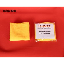 Altın ve Gümüş Toz Alma Bezi Sarı Renk