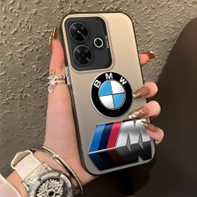 HONTINGA Xiaomi Redmi 13X ile Uyumlu Kılıfı Silikon Kenar Sert Arka Düşüme Önleyici Basitlik Anti Düşme Kamera Korumali Bmw Desen Telefon Kılıfı Kadın ve Erkek Için Uygundur K1-1108