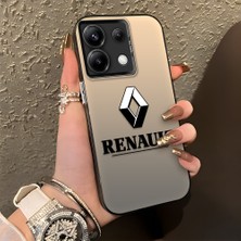 HONTINGA Redmi Note 13 Pro 5g ile Uyumlu Kılıfı Silikon Kenar Sert Arka Düşüme Önleyici Basitlik Anti Düşme Kamera Korumali Renault Desen Telefon Kılıfı Kadın ve Erkek Için Uygundur K1-1104